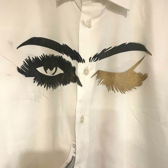 Stand Out in Style with this exclusive Calvin Klein White Dress Shirt - Picture 1 of 4